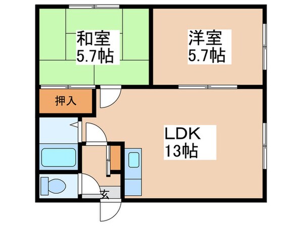 メゾン新川の物件間取画像